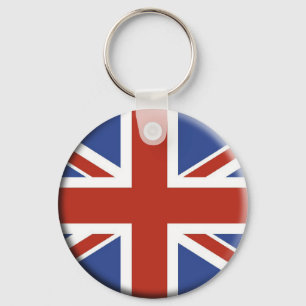 Porte-clés Union Jack UK Flag Circle Designs.