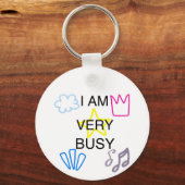 Porte-clés Unique Designs Iam Very Busy (Recto)