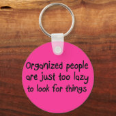 Porte-clés Unique et drôle cadeaux d'anniversaire humour cite (Recto)