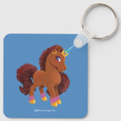 Porte-clés Unique la licorne debout Fière (Dos)