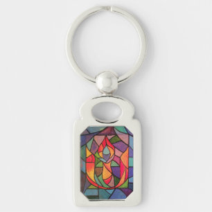 Porte-clés Unitarien flamboyant de porte - clé d'illustratio