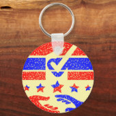 Porte-clés Unité dans l'action - Un phare du partenariat (Recto)