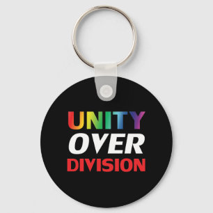 Porte-clés "Unité sur division" fierté, lgbtq, lgbt noir