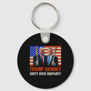 Porte-clés Unité Trump Kennedy contre Uniparty 2024 Élection