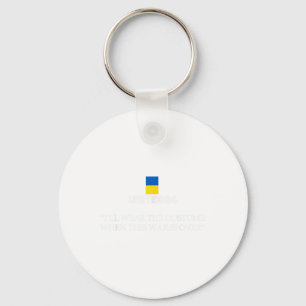 Porte-clés United24 Ukraine Je porterai le costume quand ce W