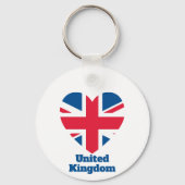 Porte-clés United Kingdom Heart Flag (Recto)