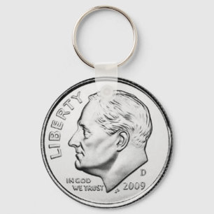 Porte-clés United States Roosevelt Dime