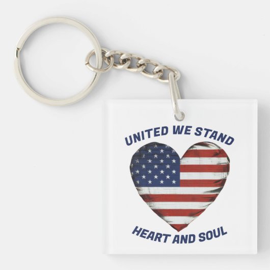 Porte-clés United We stand Patriotic (Devant)