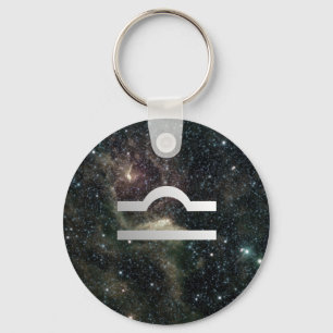Porte-clés Univers de signe d'étoile de zodiaque d'échelles
