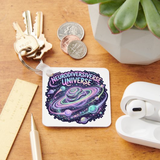 Porte-clés Univers Neurodiverse Neon Pride (Bureau)