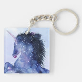 Porte-clés Univers Unicorne - Cosmique (Dos)