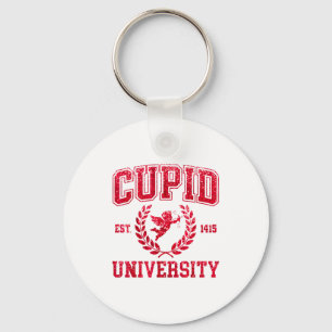 Porte-clés Université Cupid Drôle Saint-Valentin Mignonnes Fe