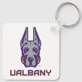 Porte-clés Université d'Albany Great Danes (Dos)