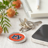 Porte-clés Université d'Auburn | Auburn UA Logo (Côté)