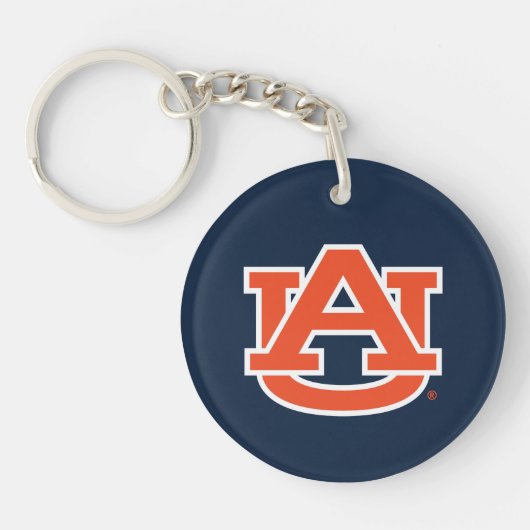 Porte-clés Université d'Auburn | Auburn UA Logo (Devant)