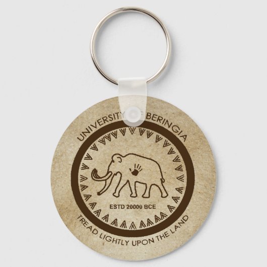 Porte-clés Université de Beringia Mammoth Seal (Recto)