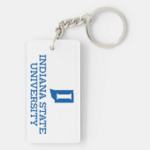 Porte-clés Université d'État de l'Indiana (Dos)
