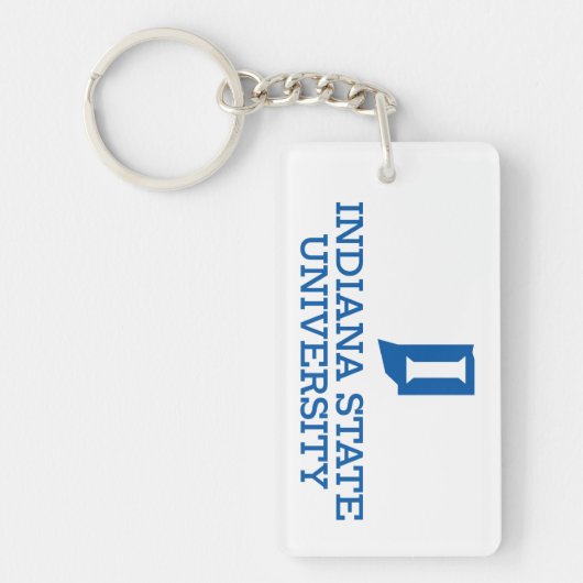 Porte-clés Université d'État de l'Indiana (Devant)