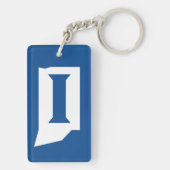 Porte-clés Université d'État de l'Indiana (Dos)