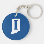 Porte-clés Université d'État de l'Indiana (Dos)