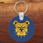 Porte-clés Université d'État NCA&T | Tête de Bulldog (Recto)