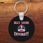 Porte-clés Université Silly Goose Mème Drôle (Recto)