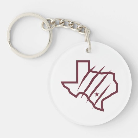 Porte-clés Université Texas A&M de San Antonio | Logo d'état (Devant)