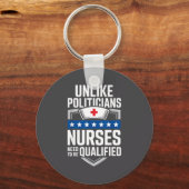 Porte-clés Unlike Liticians Nurses Need To Be Qualified Sarca (Recto)