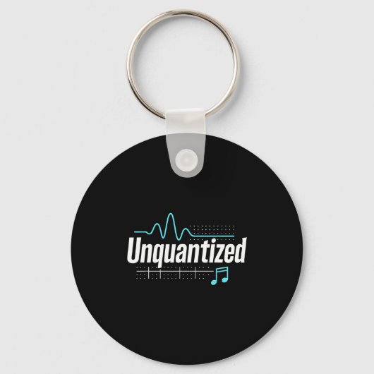 Porte-clés Unquantized Music Producer Musician Graphic (Recto)