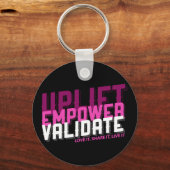 Porte-clés Uplift, Empower, Validate - Jeune Porte - clé (Recto)