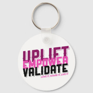 Porte-clés Uplift, Empower, Validate - Younique Keychain