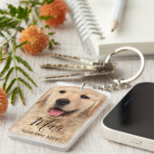 Porte-clés Upload Your Pet Photo Personalized (Devant droit)