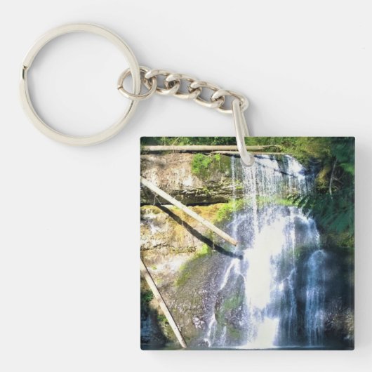 Porte-clés Upper North Falls, Silver Falls, Oregon (Devant)
