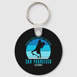 Porte-clés Urne de skateboardeur de San Francisco Californie