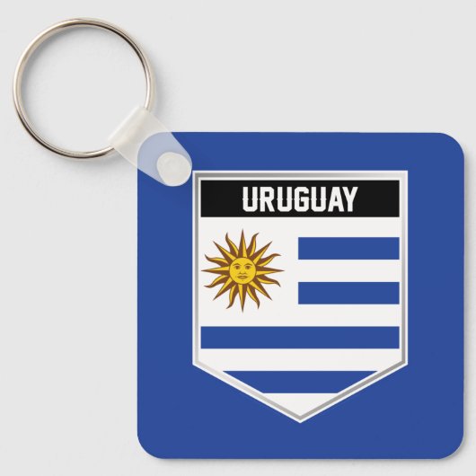 Porte-clés Uruguay - Bouclier (Recto)