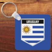 Porte-clés Uruguay - Bouclier (Recto)