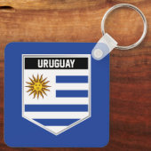 Porte-clés Uruguay - Bouclier (Verso)