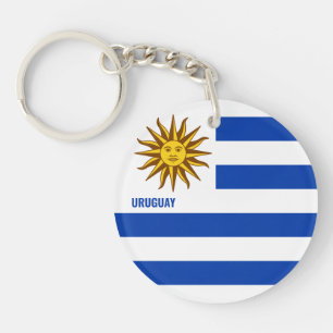 Porte-clés Uruguay Drapeau charmant patriotique