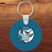 Porte-clés Uruguay Flag Shark Funny Uruguayan  (Recto)