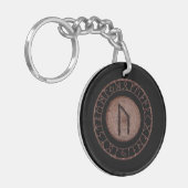 Porte-clés Uruz - Rune de Futhark (Devant gauche)