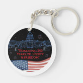 Porte-clés US 250 America Home of the Brave | Monuments (Dos)