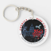 Porte-clés US 250 America Home of the Brave | Monuments (Devant)