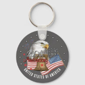 Porte-clés US 250th Anniversary Patriotic Eagle Keychain (Verso)