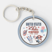 Porte-clés US 250th Anniversary Patriotic Gnome (Devant)