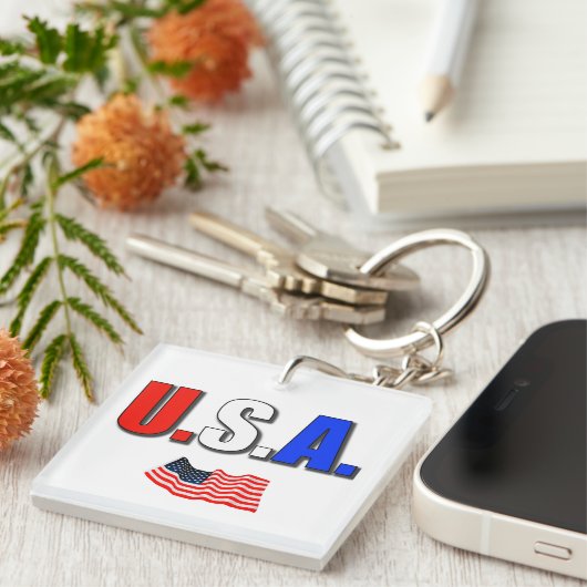 PORTE-CLÉS USA (Devant Droit)