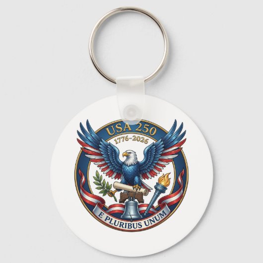 Porte-clés USA 250 Eagle commémorative (Recto)
