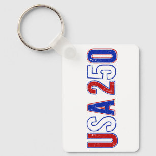 Porte-clés USA 250e anniversaire 1776-2026 Patriotique Améric