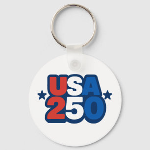 Porte-clés USA 250e anniversaire 1776-2026 Patriotique Améric