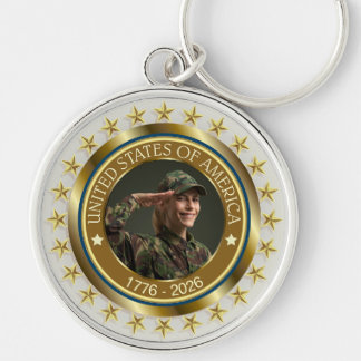 Porte-clés USA 250e anniversaire I Patriotique 1776-2026