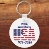 Porte-clés USA 250th Anniversary Semiquincentennial 1776–2026 (Verso)